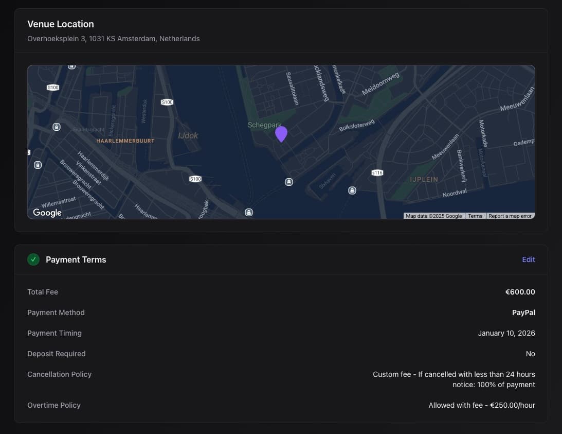 BoothPass Create Interface